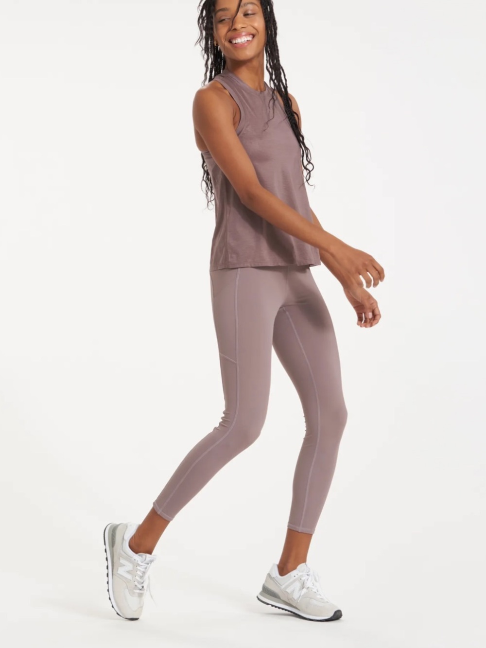 Vuori Legging in Mauve Taupe Hue
